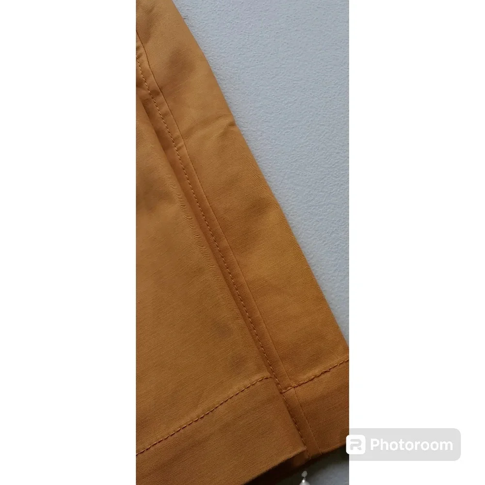 NWOT Ann Taylor Yellow Skirt Button Detail and Pockets - Picture 3 of 5